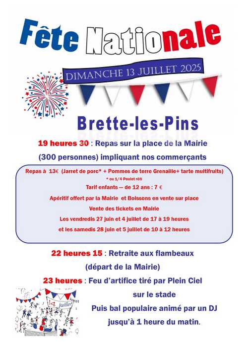 Soirée du 13 juillet