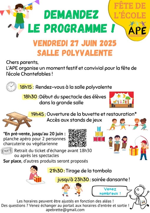 Fête de l'école