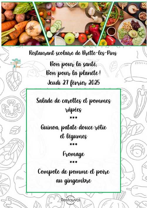 Menu special fevrier